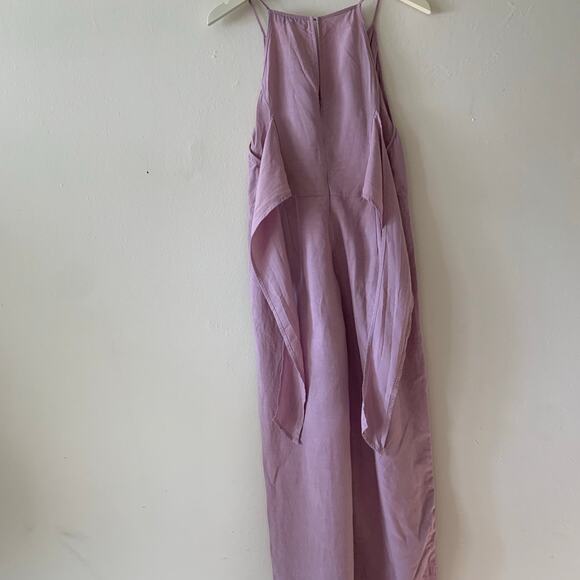 Lavender Greylin Jumpsuit Size Small Purple Linen - Picture 8 of 11